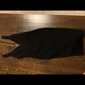 LULUS BLACK MIDI DRESS.